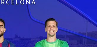 POZYCJA WOJCIECHA SZCZĘSNEGO w meczu z Olympiakosem według przedmeczowej grafiki xD